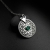 Heart chakra - srebrny wisiorek z zielonym agatem / Fiann / Biżuteria / Wisiory