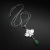 LOTUS FLOWER - ONE  OF FRESHNESS - srebrny wisiorek z chryzopazem / Fiann / Biżuteria / Wisiory