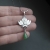 LOTUS FLOWER - ONE  OF FRESHNESS - srebrny wisiorek z chryzopazem / Fiann / Biżuteria / Wisiory
