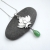 LOTUS FLOWER - ONE  OF FRESHNESS - srebrny wisiorek z chryzopazem / Fiann / Biżuteria / Wisiory
