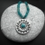 Fiann, Biżuteria, Naszyjniki, SANSE - Dwustronny srebrny naszyjnik z turkusem i agatami 