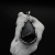 Born in a crystal / Urodzone w krysztale - srebrny wisior z czarnym agatem z druzą / Fiann / Biżuteria / Wisiory