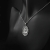 Namaste - unikatowy srebrny wisiorek wykonany ręcznie / Fiann / Biżuteria / Wisiory