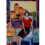 ,,Petronela przy kawie II"
