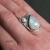 Ilha - pierścień z kamieniem księżycowym i perłą / monablue / Biżuteria / Pierścionki