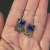 Criolla - naszyjnik i kolczyki z lapisem lazuli / monablue / Biżuteria / Komplety