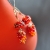 daboo, Biżuteria, Kolczyki, Candy glass - kolczyki czerwień z pomarańczem