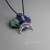 Mini lunula - srebro i lapis lazuli / Drakonaria / Biżuteria / Wisiory