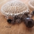 Koronki, fluoryty i kwarc dymny / Jola Gazda / Biżuteria / Kolczyki