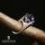 ULTRA VIOLET-  pierścionek z agatem / stobieckidesign / Biżuteria / Pierścionki