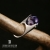 ULTRA VIOLET-  pierścionek z agatem / Stobiecki Design / Biżuteria / Pierścionki