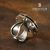 BLACK ROSES- pierścionek srebrny z onyksem / stobieckidesign / Biżuteria / Pierścionki