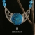 BLUE MOON- naszyjnik z serii NEURONY ze srebrnym wisiorkiem / stobieckidesign / Biżuteria / Naszyjniki