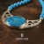 BLUE MOON- naszyjnik z serii NEURONY ze srebrnym wisiorkiem / Stobiecki Design / Biżuteria / Naszyjniki