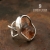stobieckidesign, Biżuteria, Pierścionki, SNAKE SKIN V - pierścionek z agatem ognistym