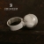 SNOWBALL- pierścionek srebrny z białym koralem / Stobiecki Design / Biżuteria / Pierścionki