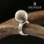 SNOWBALL- pierścionek srebrny z białym koralem / stobieckidesign / Biżuteria / Pierścionki