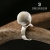 SNOWBALL- pierścionek srebrny z białym koralem / Stobiecki Design / Biżuteria / Pierścionki