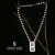 BLACK ROSES - naszyjnik prostokątny z pereł i onyksów ze srebrnym wisiorkiem / stobieckidesign / Biżuteria / Naszyjniki