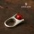 RED DOT - pierścionek srebrny z czerwonym jadeitem / Stobiecki Design / Biżuteria / Pierścionki