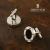 INDUSTRIAL- srebrne spinki do mankietów z onyksami  / stobieckidesign / Biżuteria / Dla mężczyzn
