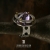 MAGNIFYING GLASS I- pierścionek srebrny z ametystową cyrkonią