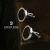 Stobiecki Design, Biżuteria, Dla mężczyzn, MINIMALIST VII- spinki do mankietów z okrągłym onyksem