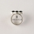 KONICZYNKA- srebrny pierścionek z okrągłymi onyksami z serii MINIMALIST / stobieckidesign / Biżuteria / Pierścionki