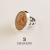 POD MIKROSKOPEM -  pierścionek z kryształem górskim i drewnem dębu / stobieckidesign / Biżuteria / Pierścionki