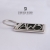 Srebrny breloczek z monogramami wykończony drewnem czarnego dębu / stobieckidesign / Biżuteria / Breloki