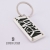 Srebrny spersonalizowany breloczek z drewnem czarnego dębu / stobieckidesign / Biżuteria / Breloki