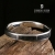 Bransoletka srebrna z drewnem czarnego dębu / stobieckidesign / Biżuteria / Bransolety