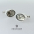 KRYSZTAŁOWY SEN ZEGARMISTRZA- srebrne spinki mankietowe  z werkami zegarkowymi / stobieckidesign / Biżuteria / Dla mężczyzn