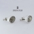KRYSZTAŁOWY SEN ZEGARMISTRZA- srebrne spinki mankietowe  z werkami zegarkowymi / stobieckidesign / Biżuteria / Dla mężczyzn