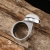 POINT BLANC- pierścionek z białym koralem / stobieckidesign / Biżuteria / Pierścionki