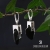 BLACK & WHITE- kolczyki z kryształami Swarovskiego (ZAREZERWOWANE dla Pani Janickiej) / stobieckidesign / Biżuteria / Kolczyki