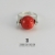 RED DOT- srebrny pierścionek z koralem / Stobiecki Design / Biżuteria / Pierścionki
