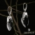 stobieckidesign, Biżuteria, Kolczyki, BLACK & WHITE II-  kolczyki z kryształem Swarovskiego i cyrkonią