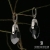 BLACK & WHITE II-  kolczyki z kryształem Swarovskiego i cyrkonią / stobieckidesign / Biżuteria / Kolczyki