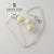 Wisiorek POINT BLANC z białymi koralami / Stobiecki Design / Biżuteria / Wisiory