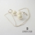 Wisiorek POINT BLANC z białymi koralami / Stobiecki Design / Biżuteria / Wisiory