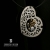 stobieckidesign, Biżuteria, Wisiory, MECHANICZNE SERCE III- wisiorek ażurowy z mechanizmem od zegarka