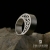 Ażurowy labirynt- pierścionek owalny III / stobieckidesign / Biżuteria / Pierścionki