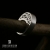 Ażurowy labirynt- pierścionek owalny III / stobieckidesign / Biżuteria / Pierścionki