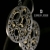 stobieckidesign, Biżuteria, Kolczyki, NEURONY mini- kolczyki srebrno-mosiężne