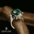 ZIELONA TĘCZA - pierścionek z naturalnym malachitem / stobieckidesign / Biżuteria / Pierścionki