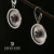 MULTIPLIKACJE-  kolczyki srebrne z cyrkonią w kolorze ametystu / stobieckidesign / Biżuteria / Kolczyki