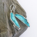 TURQUOISE SLAB - kolczyki