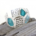 TURQUOISE SLAB - bransoleta