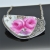 ENGLISH ROSE - srebrny naszyjnik z porcelaną / esme.w / Biżuteria / Naszyjniki